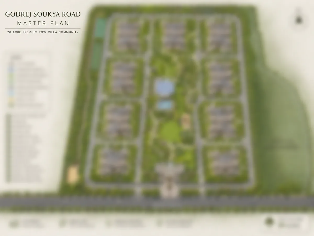 Godrej Soukya Road master plan site layout